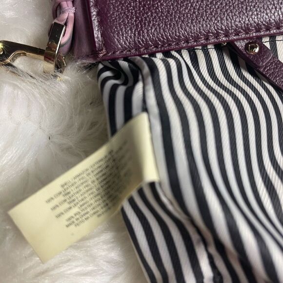 Kate Spade Carmel Court Kaela leather purple & lavender shoulder/ crossbody bag - Picture 16 of 16